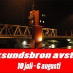 2017-07-09: Underhållsarbete på Kvicksundsbron
